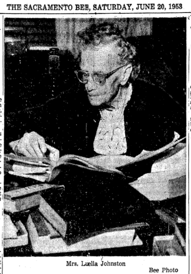 Johnston at 92 - Bee - 6-20-1953